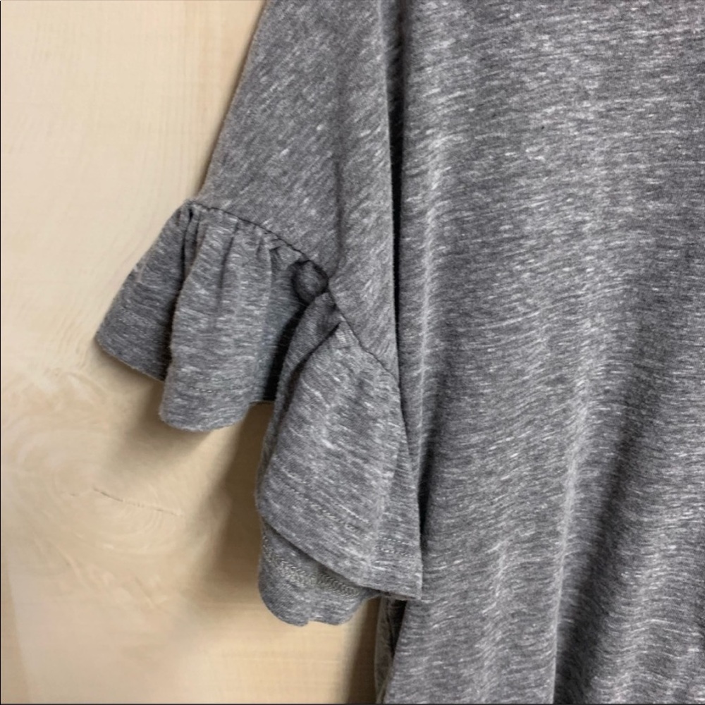 Sundry Ruffle Short Sleeve Tee Size 2 / Medium - Picture 4 of 7